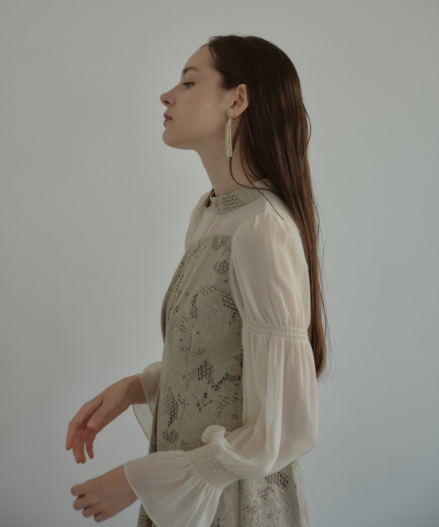 ASYMMETRY TACK DRESS