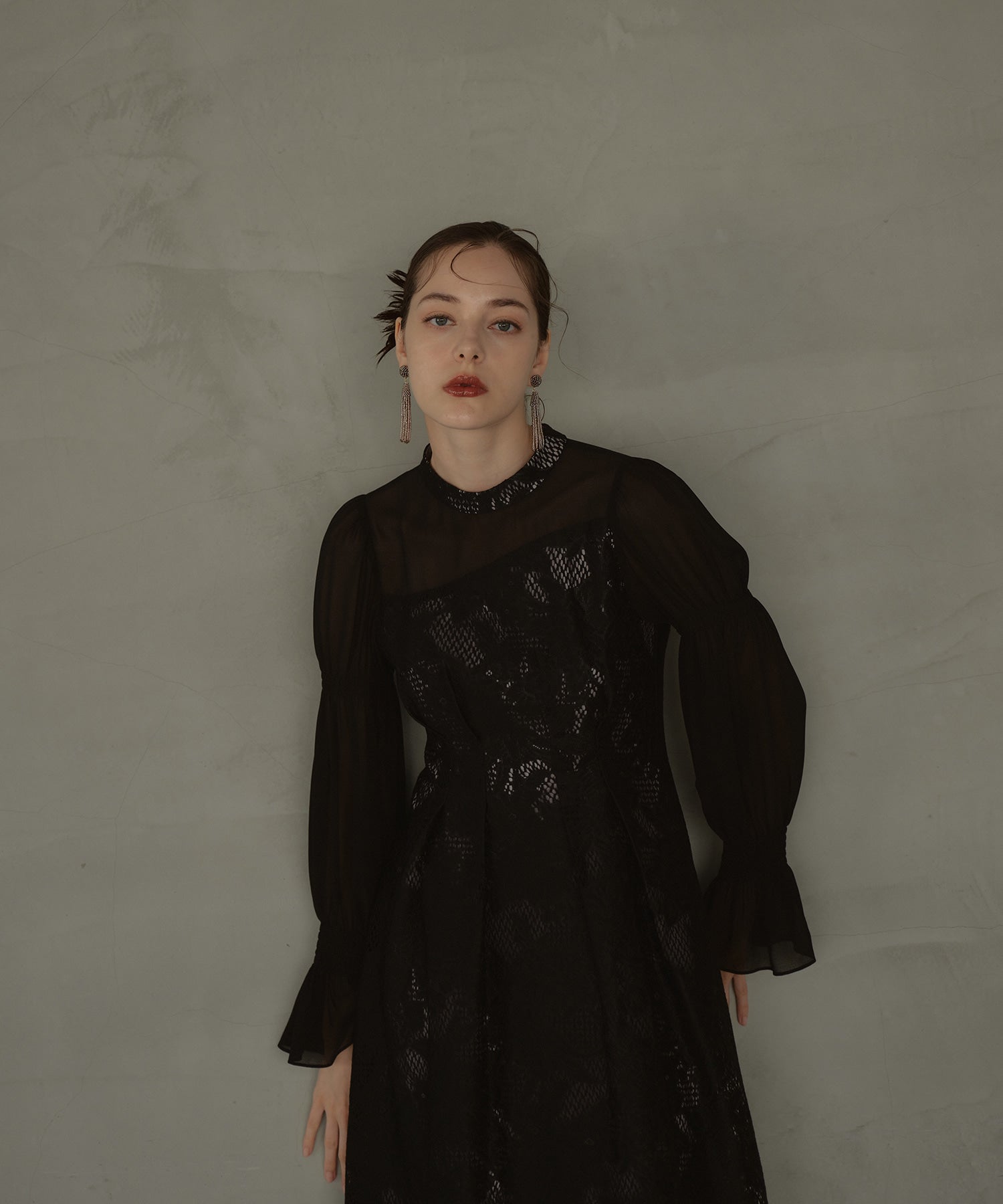 ASYMMETRY TACK DRESS