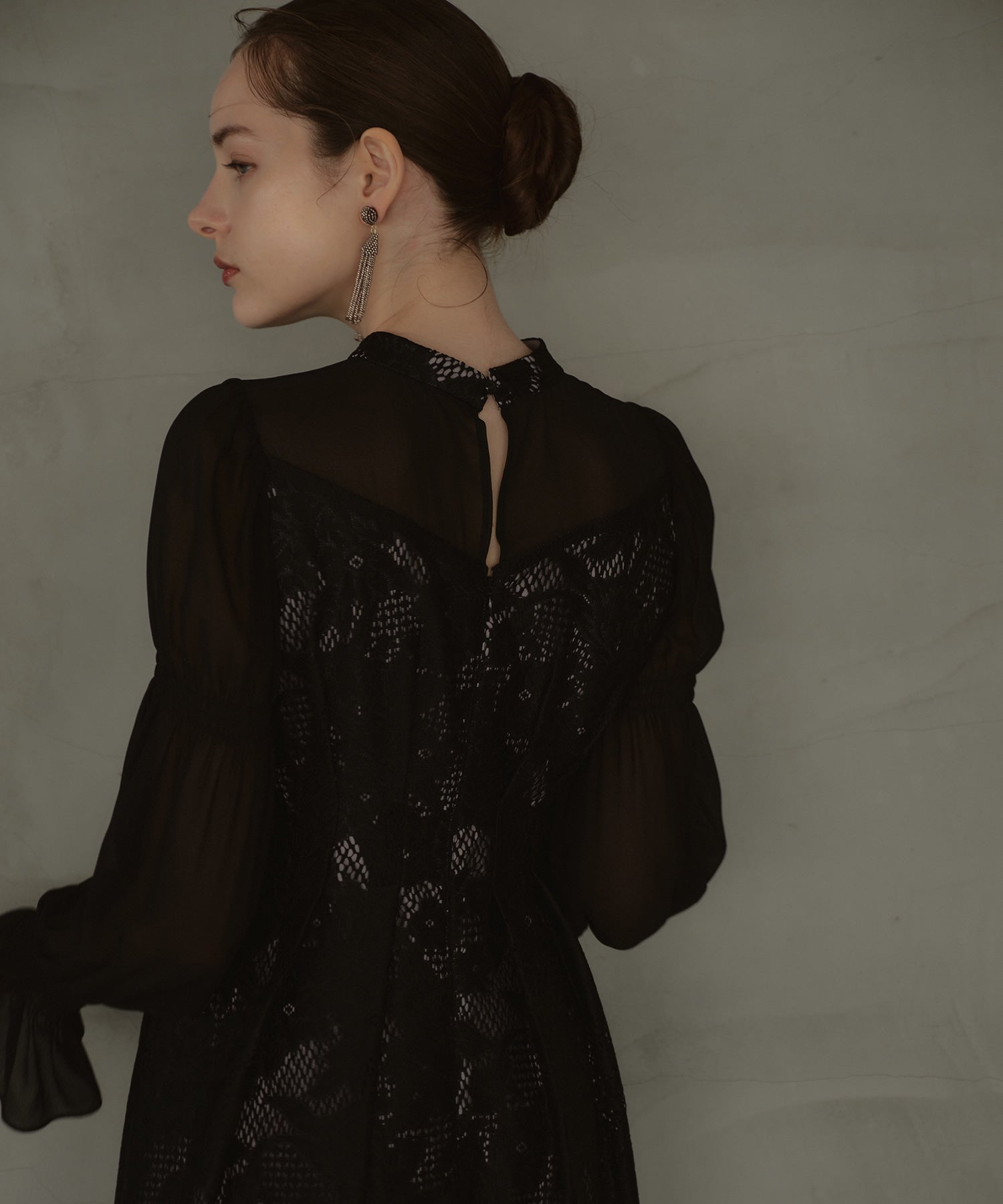 ASYMMETRY TACK DRESS