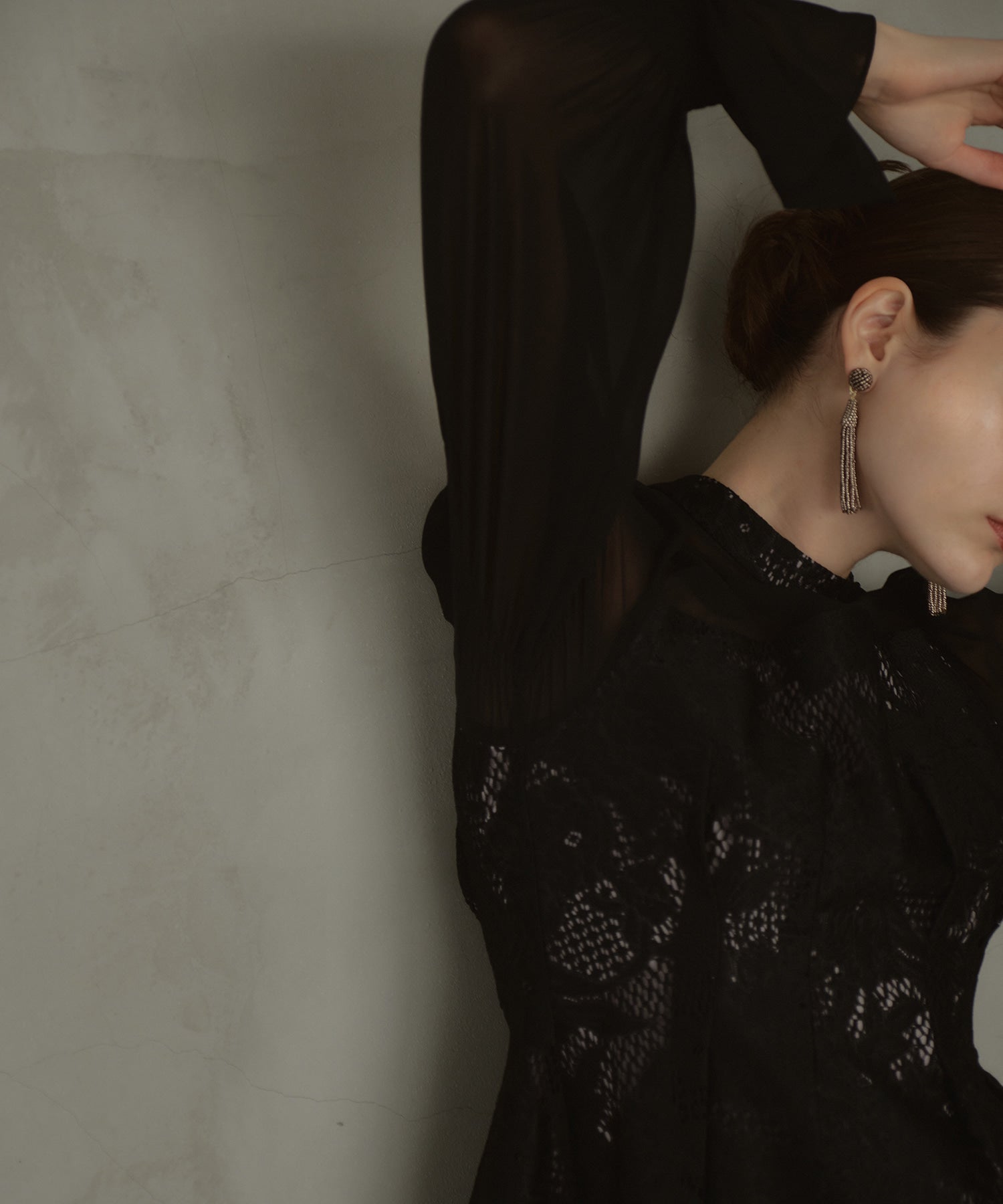 ASYMMETRY TACK DRESS