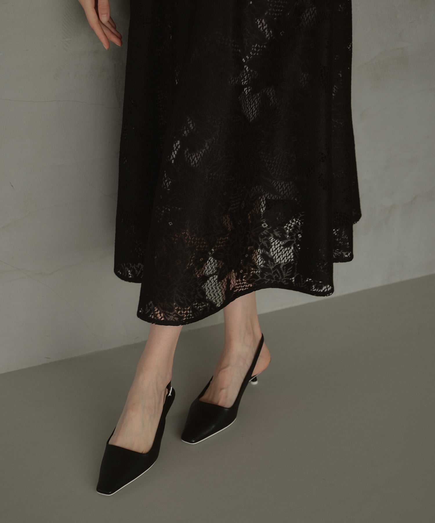 ASYMMETRY TACK DRESS