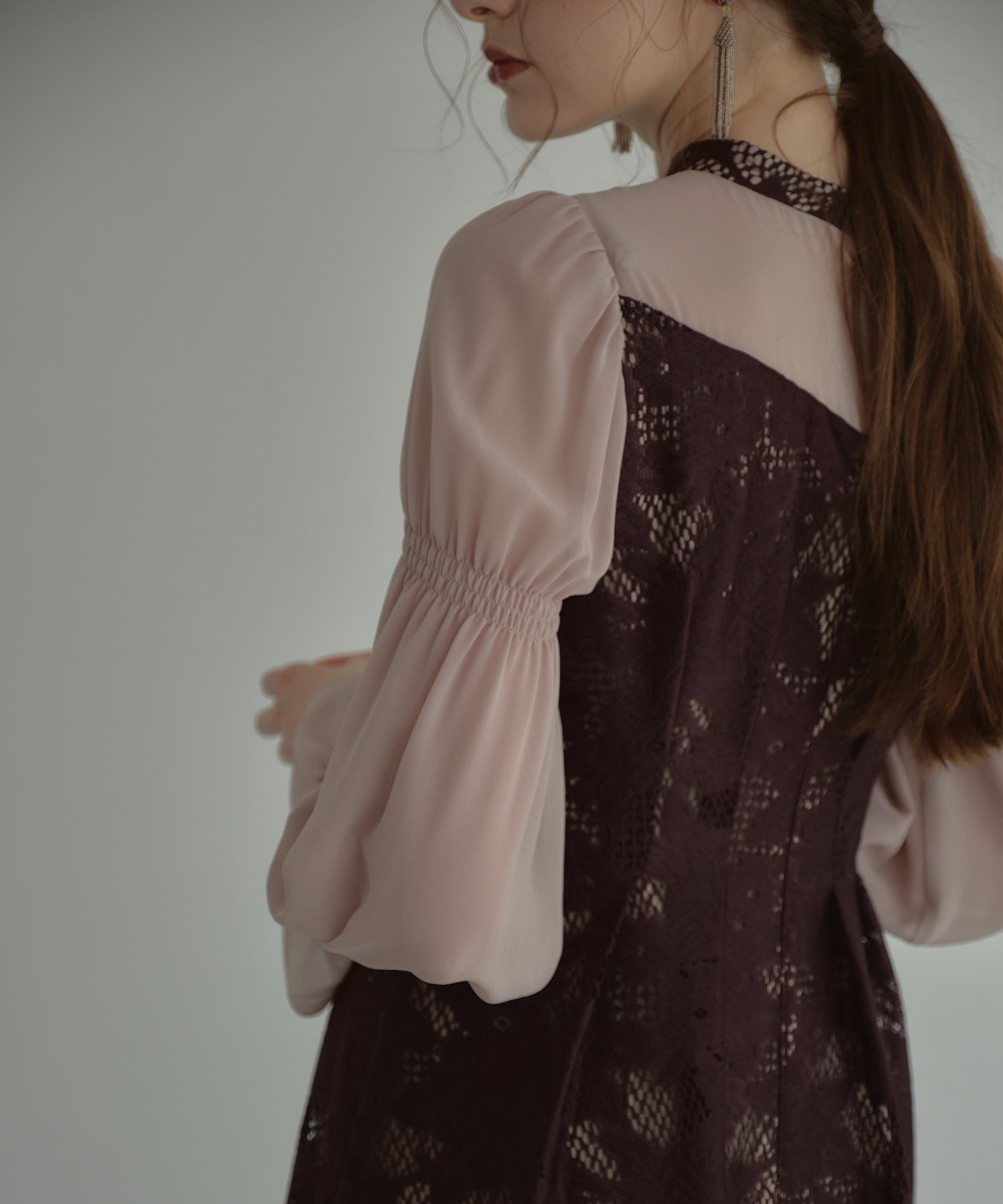 ASYMMETRY TACK DRESS