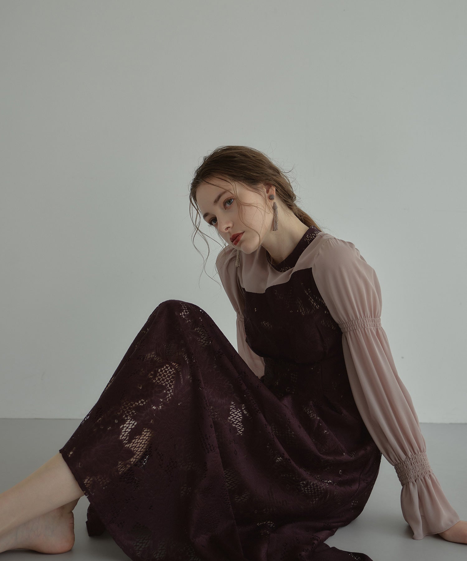 ASYMMETRY TACK DRESS