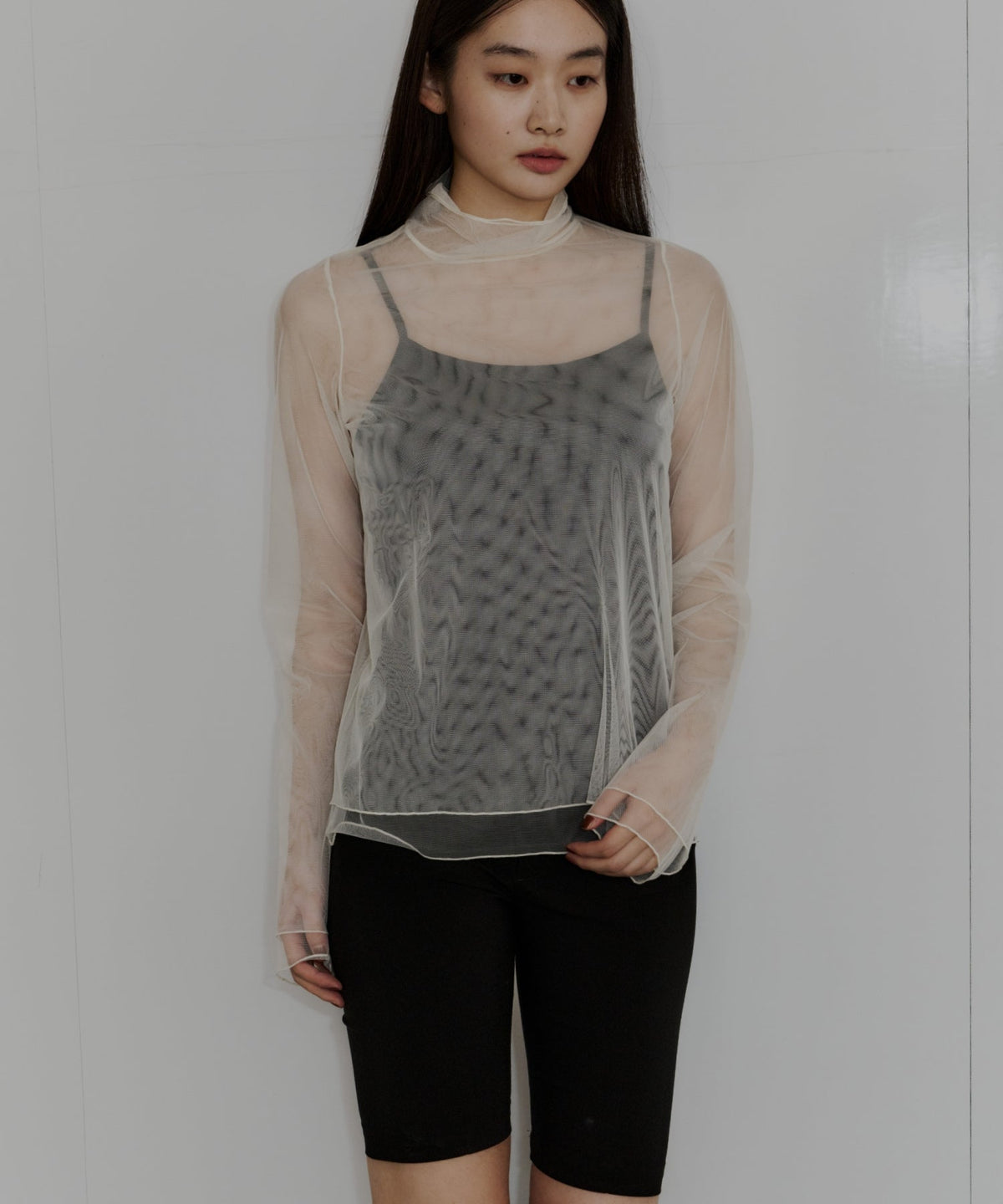 【POPUP】TULLE LAYERED TOPS