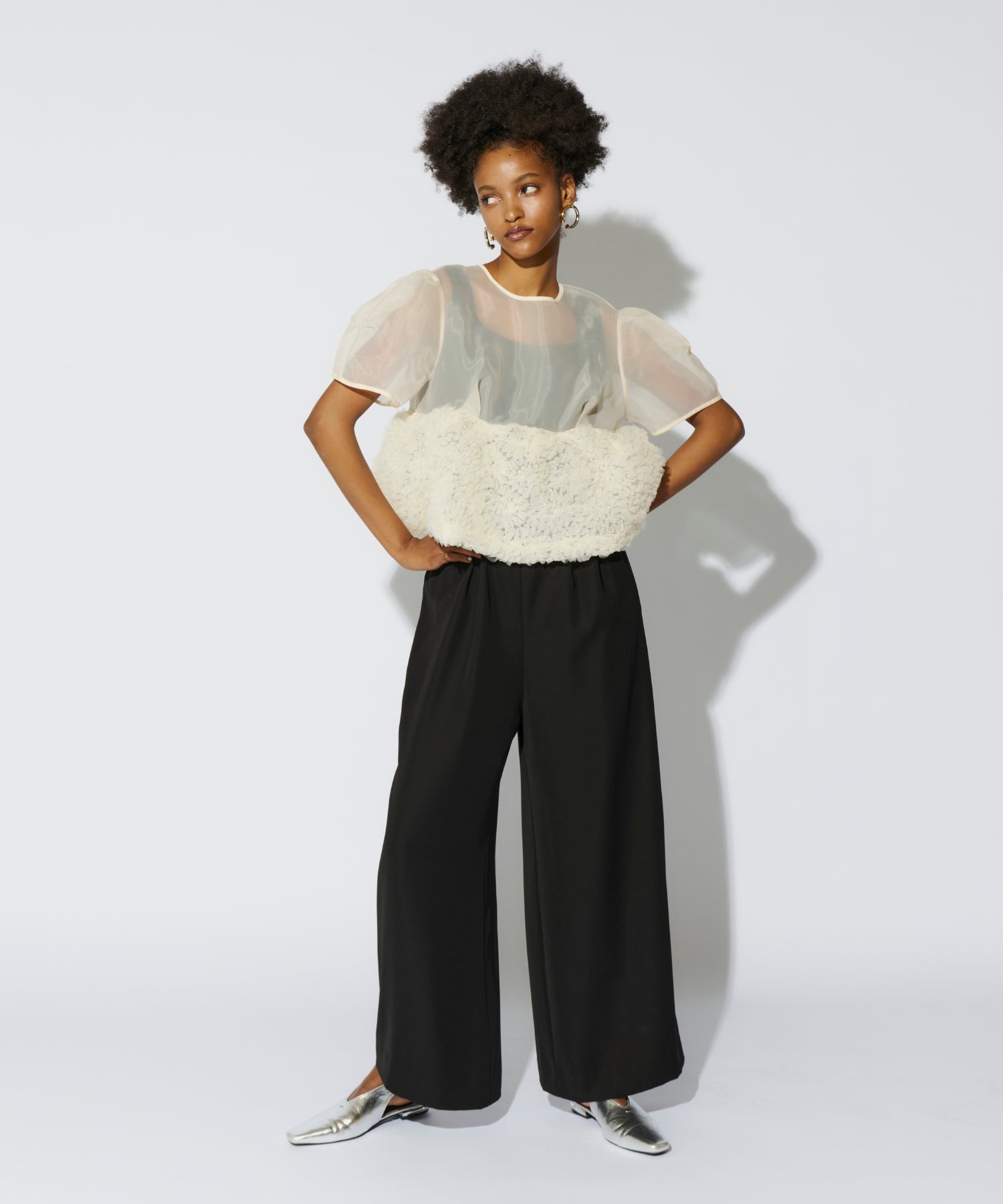SWELL PEPLUM SET UP PANTS DRESS