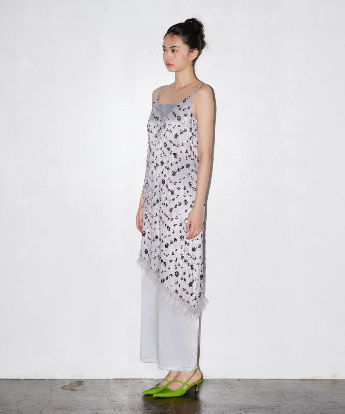 【POPUP】FLOWER SPANGLE CAMI DRESS
