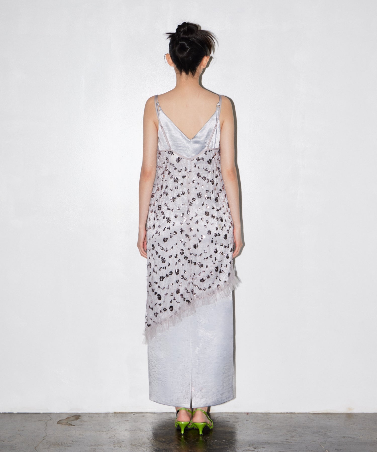 【POPUP】FLOWER SPANGLE CAMI DRESS