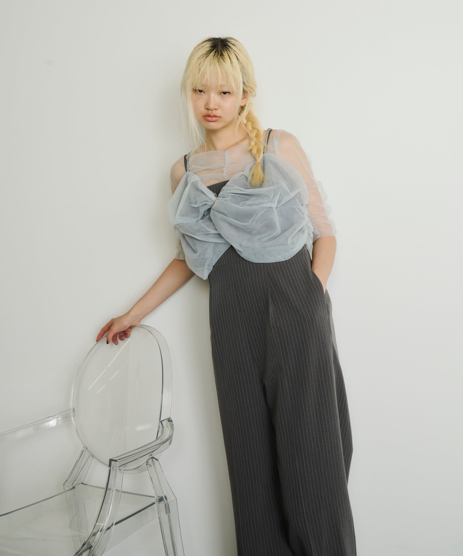 TWISTED BUSTIER LAYERED TOPS