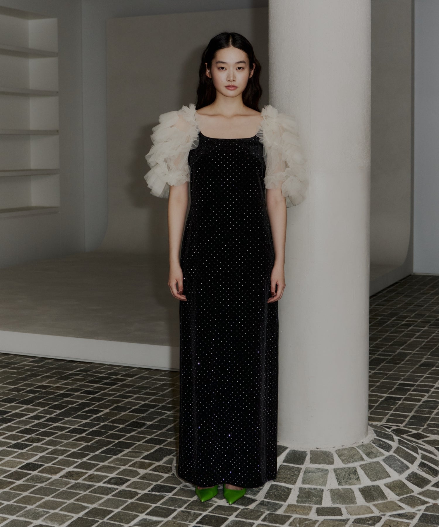 MIXING FRILLS BOLERO
