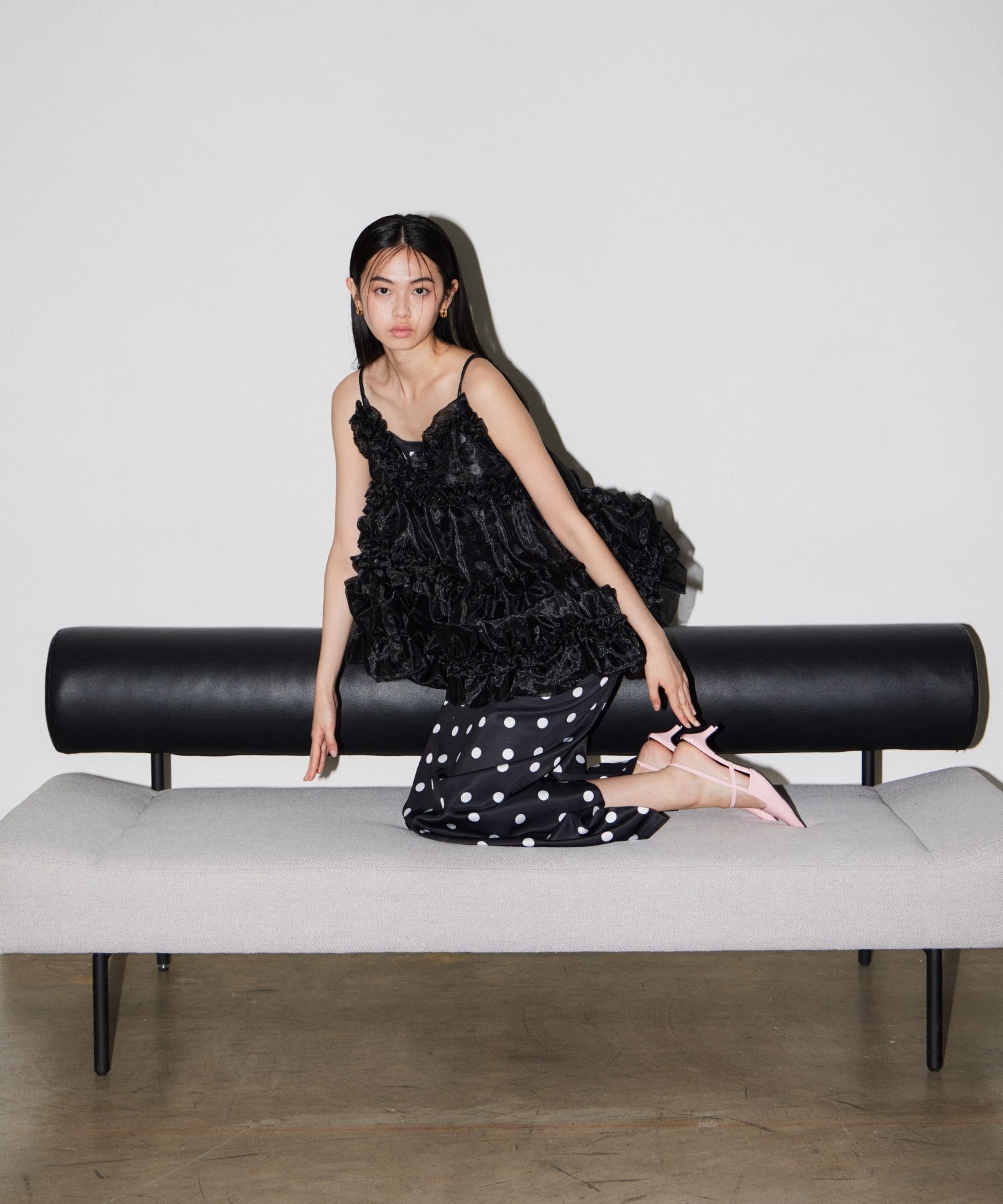 DOT LAYERED DRESS