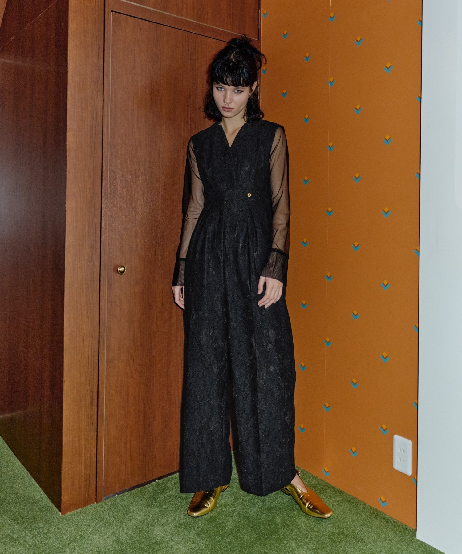 BONDING LACE ALL-IN-ONE DRESS