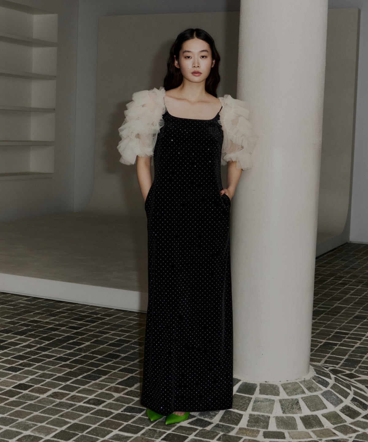 【POPUP】MIXING FRILLS BOLERO
