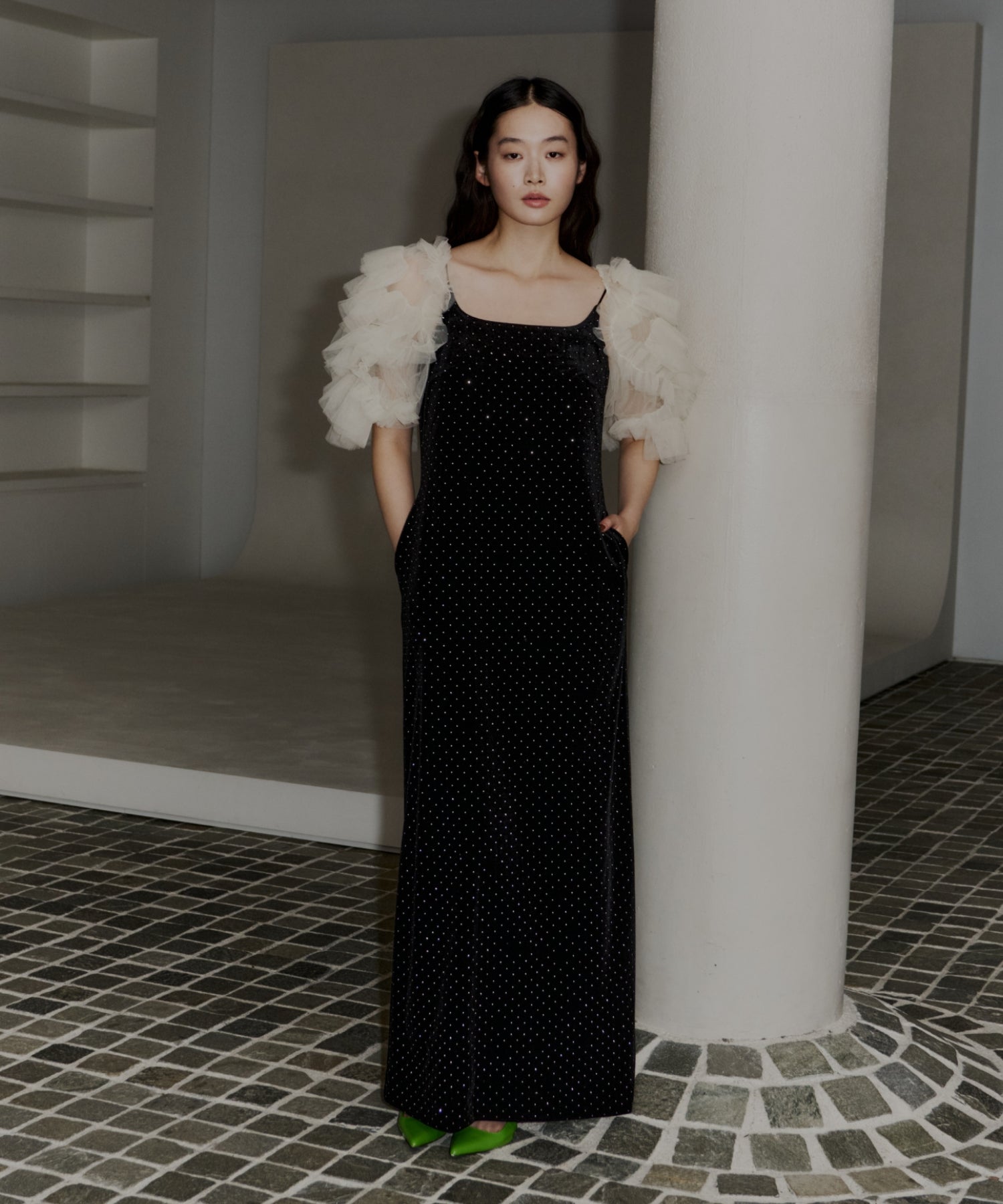 MIXING FRILLS BOLERO