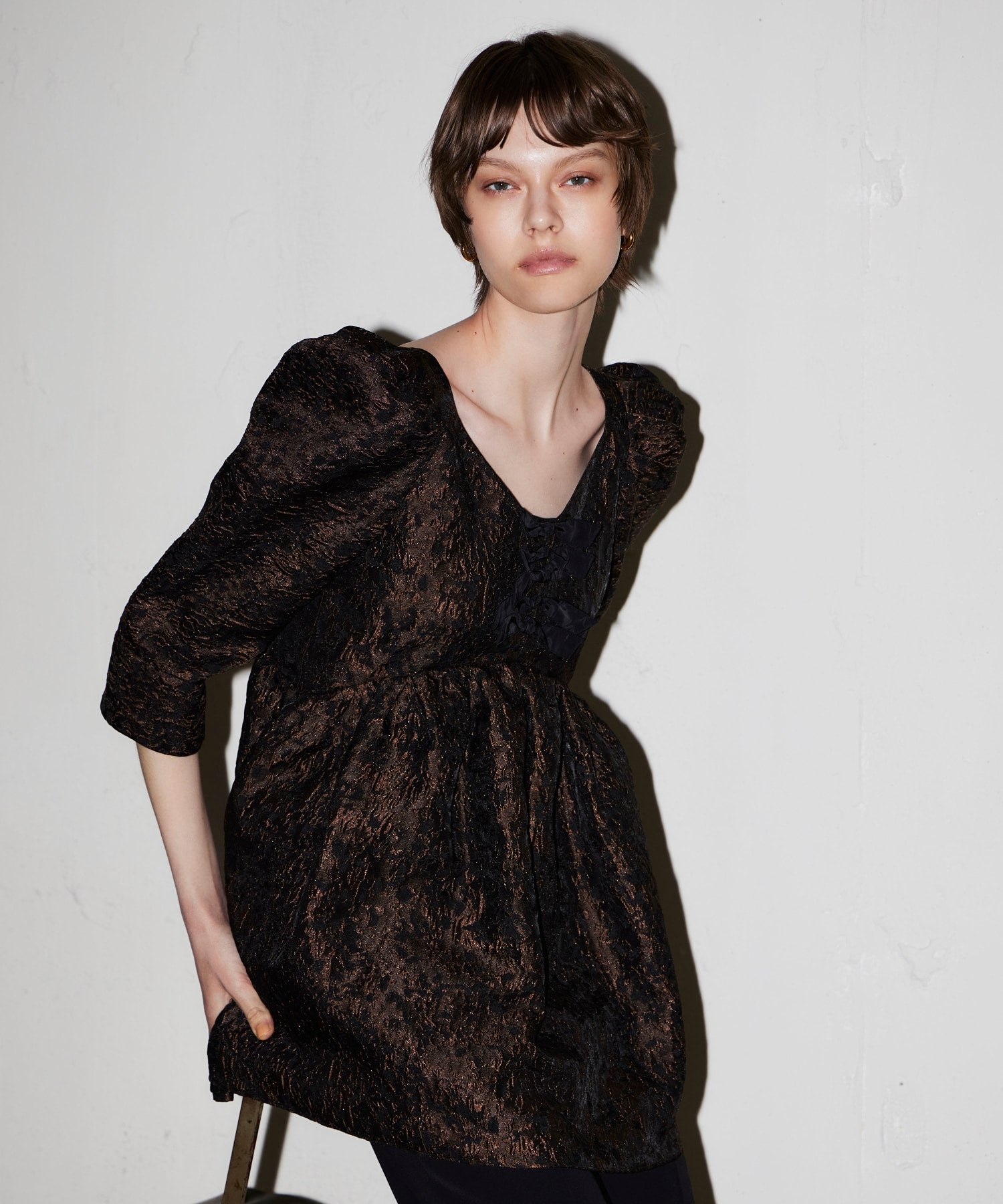 EDGE RIBBON SETUP DRESS