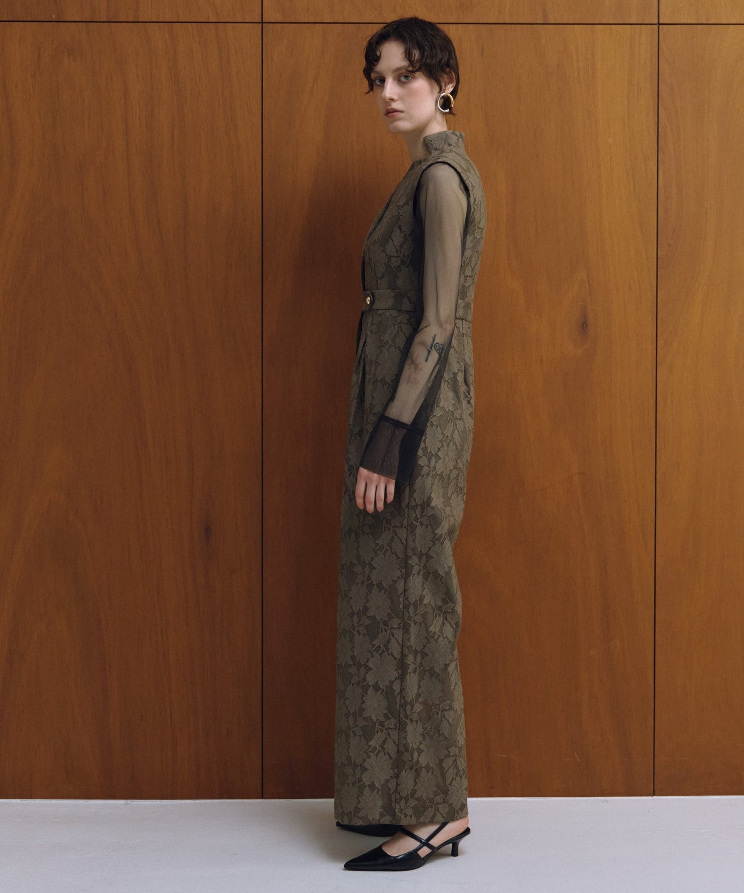 BONDING LACE ALL-IN-ONE DRESS