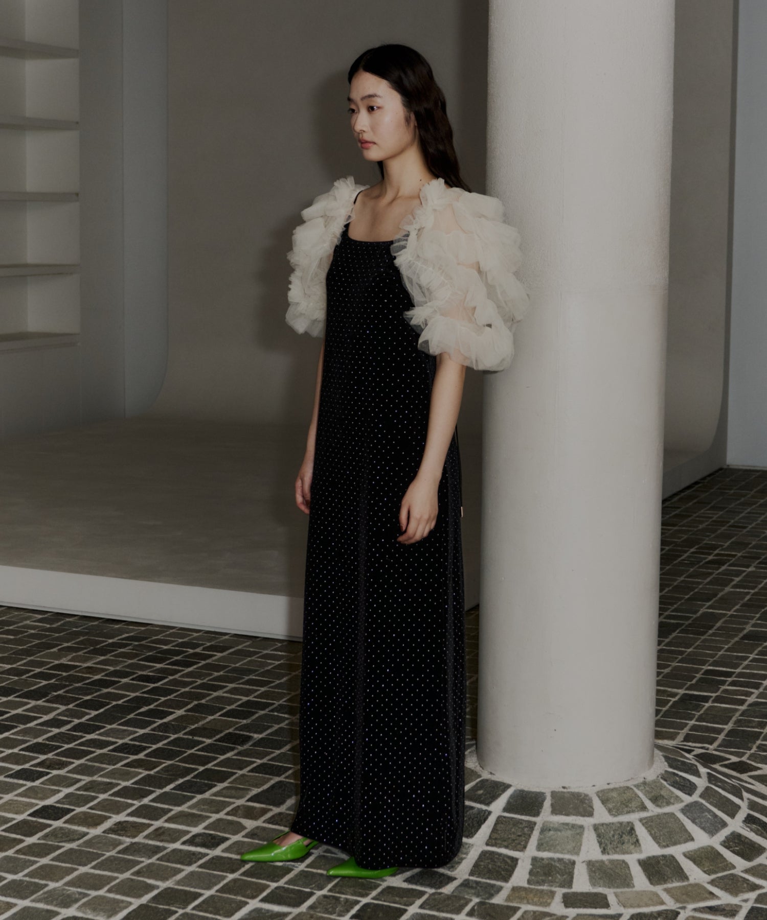 【POPUP】MIXING FRILLS BOLERO