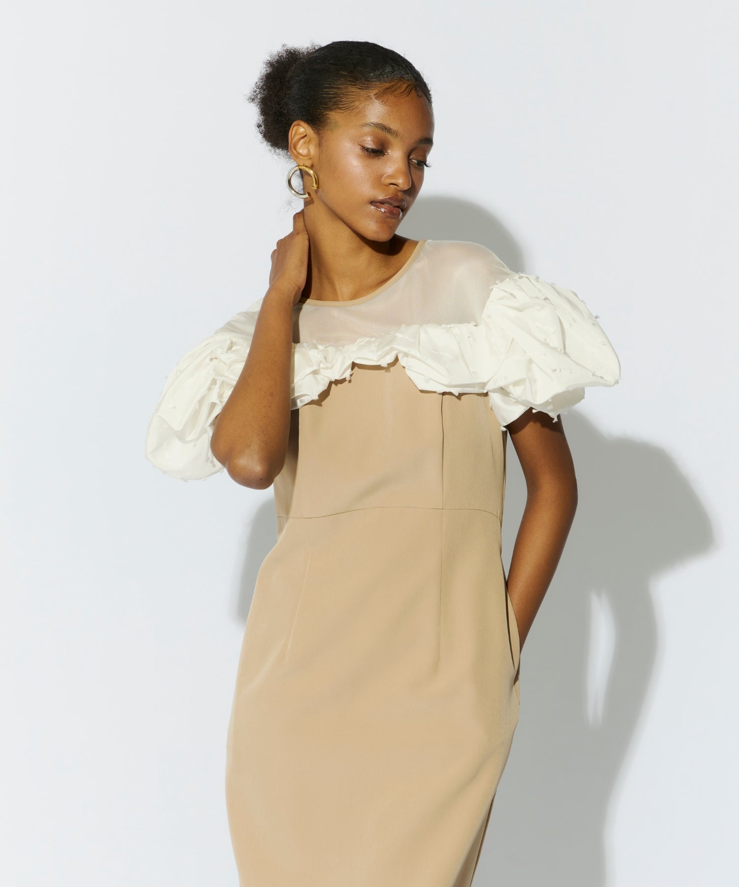 RIBBON MASHMALLOW DRESS