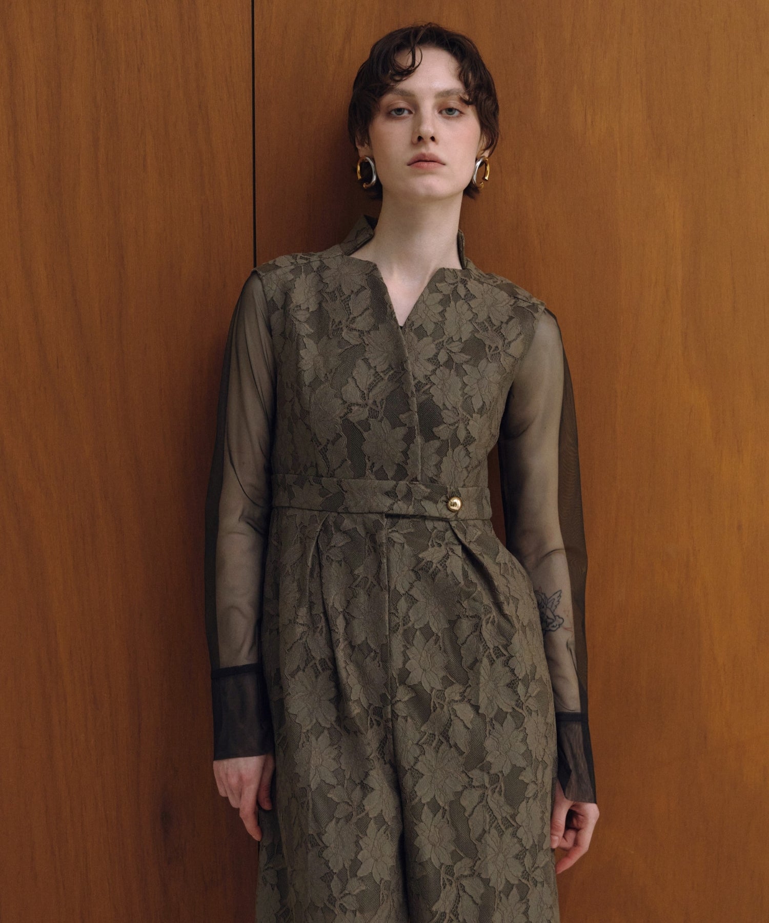 BONDING LACE ALL-IN-ONE DRESS