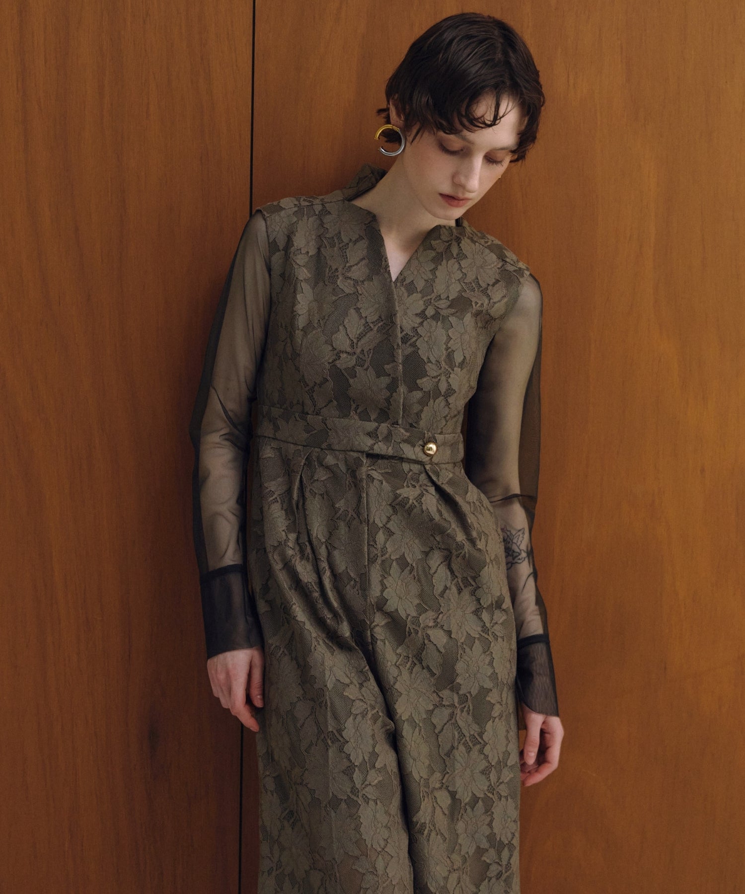 BONDING LACE ALL-IN-ONE DRESS