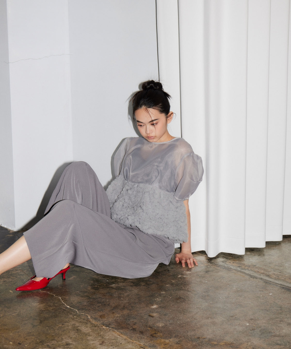 SWELL PEPLUM SET UP PANTS DRESS