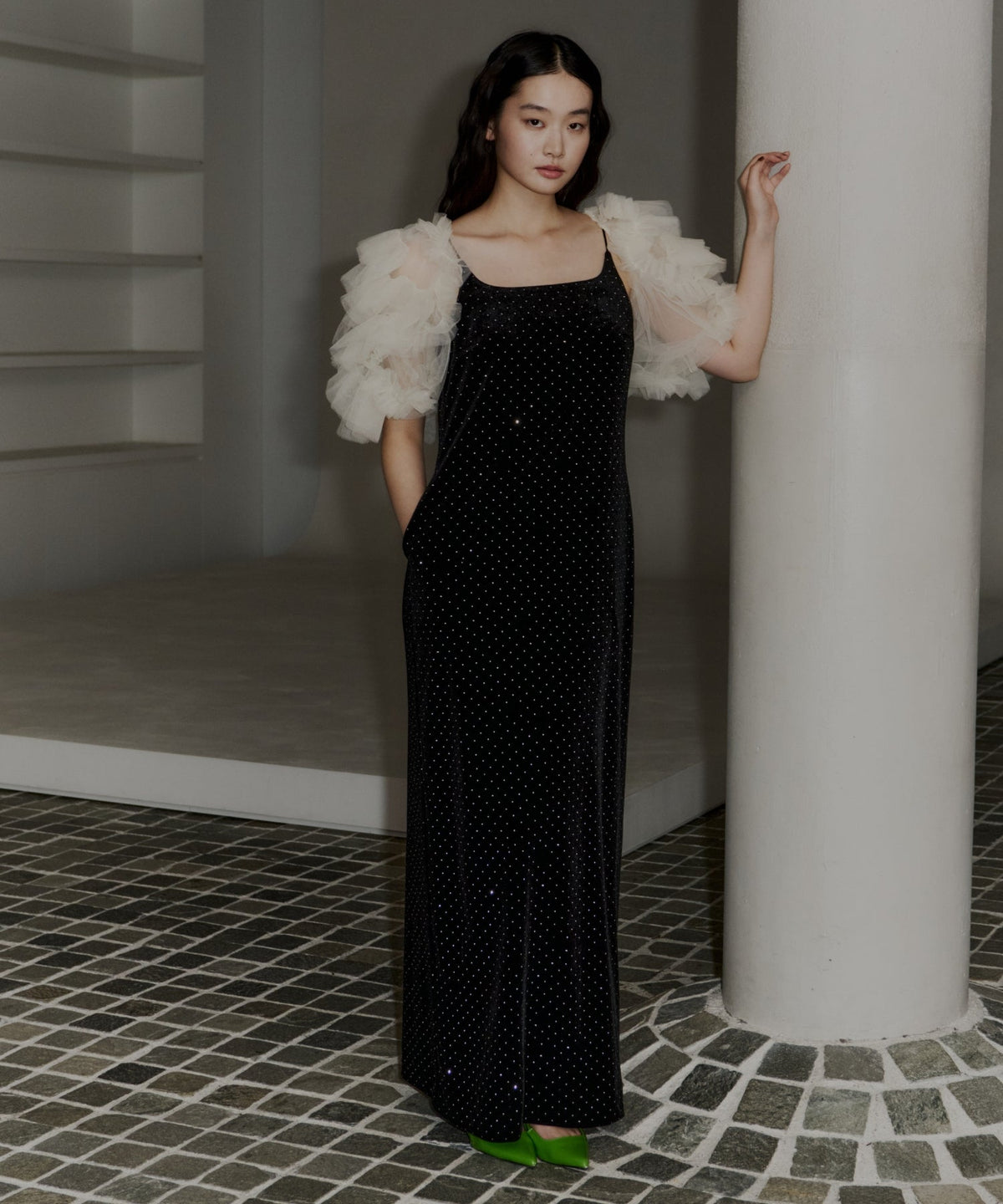 【POPUP】MIXING FRILLS BOLERO