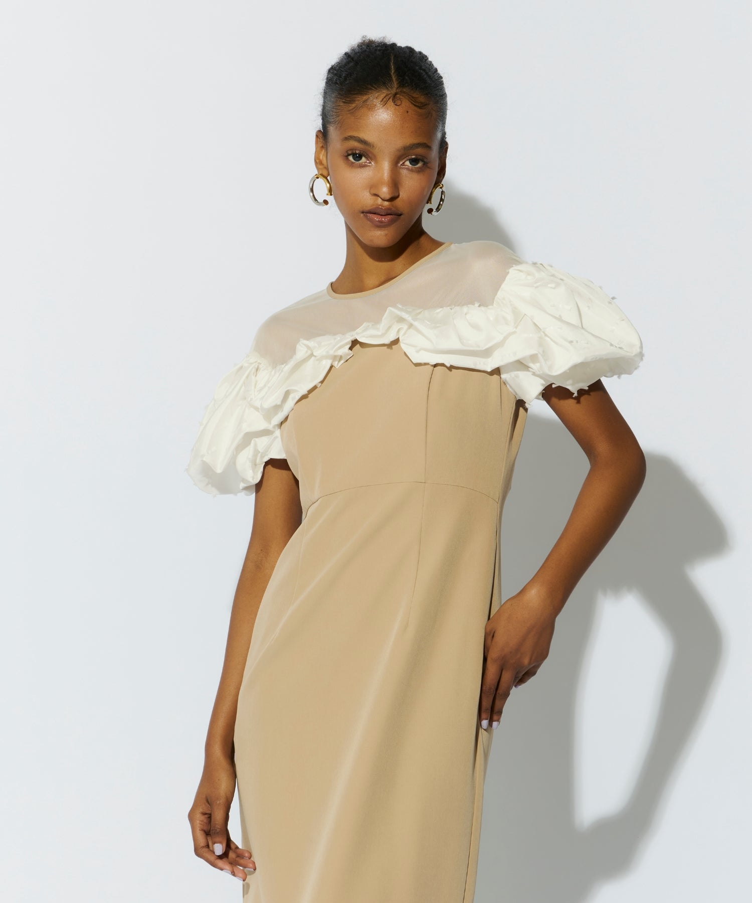 RIBBON MASHMALLOW DRESS