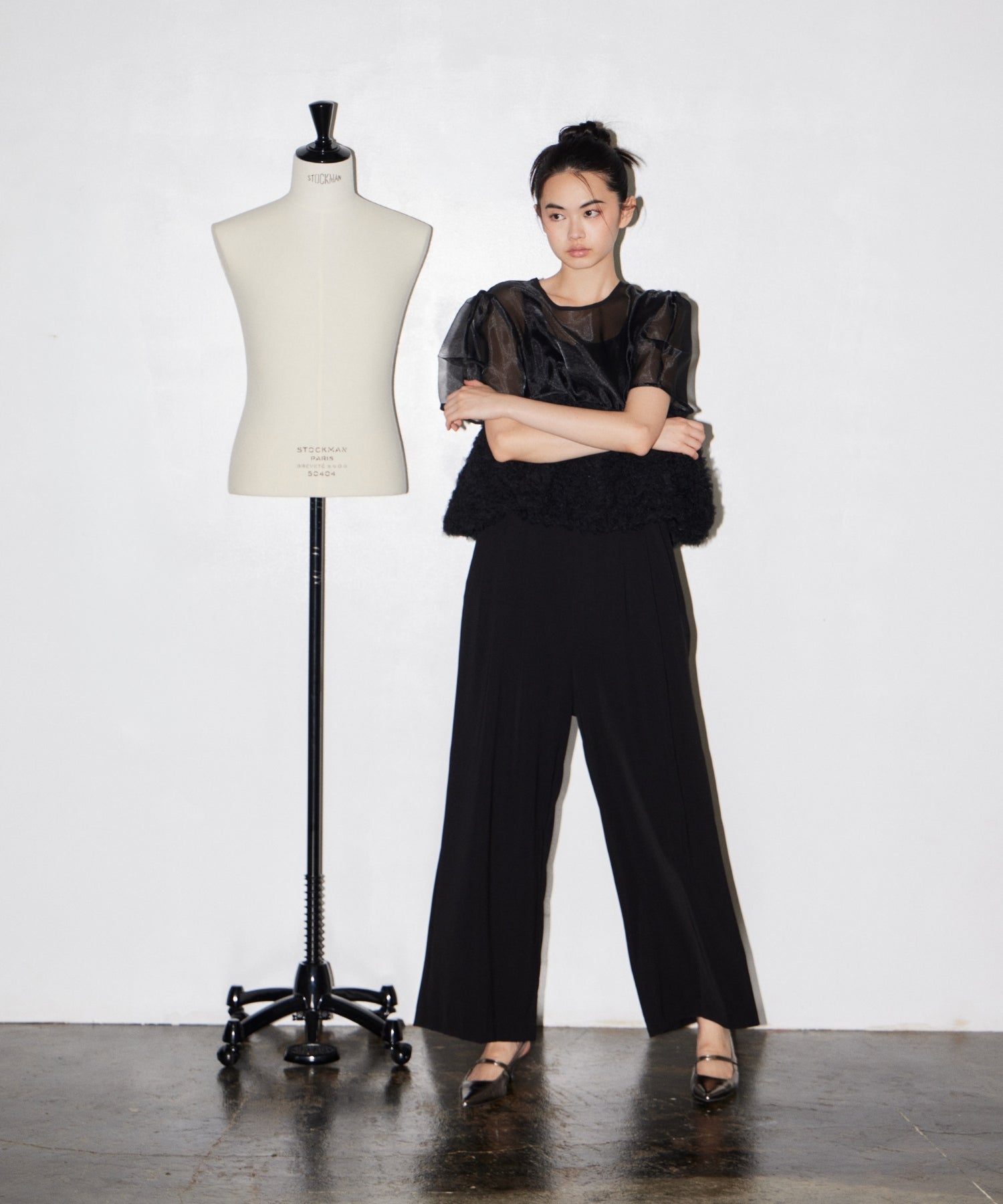 SWELL PEPLUM SET UP PANTS DRESS