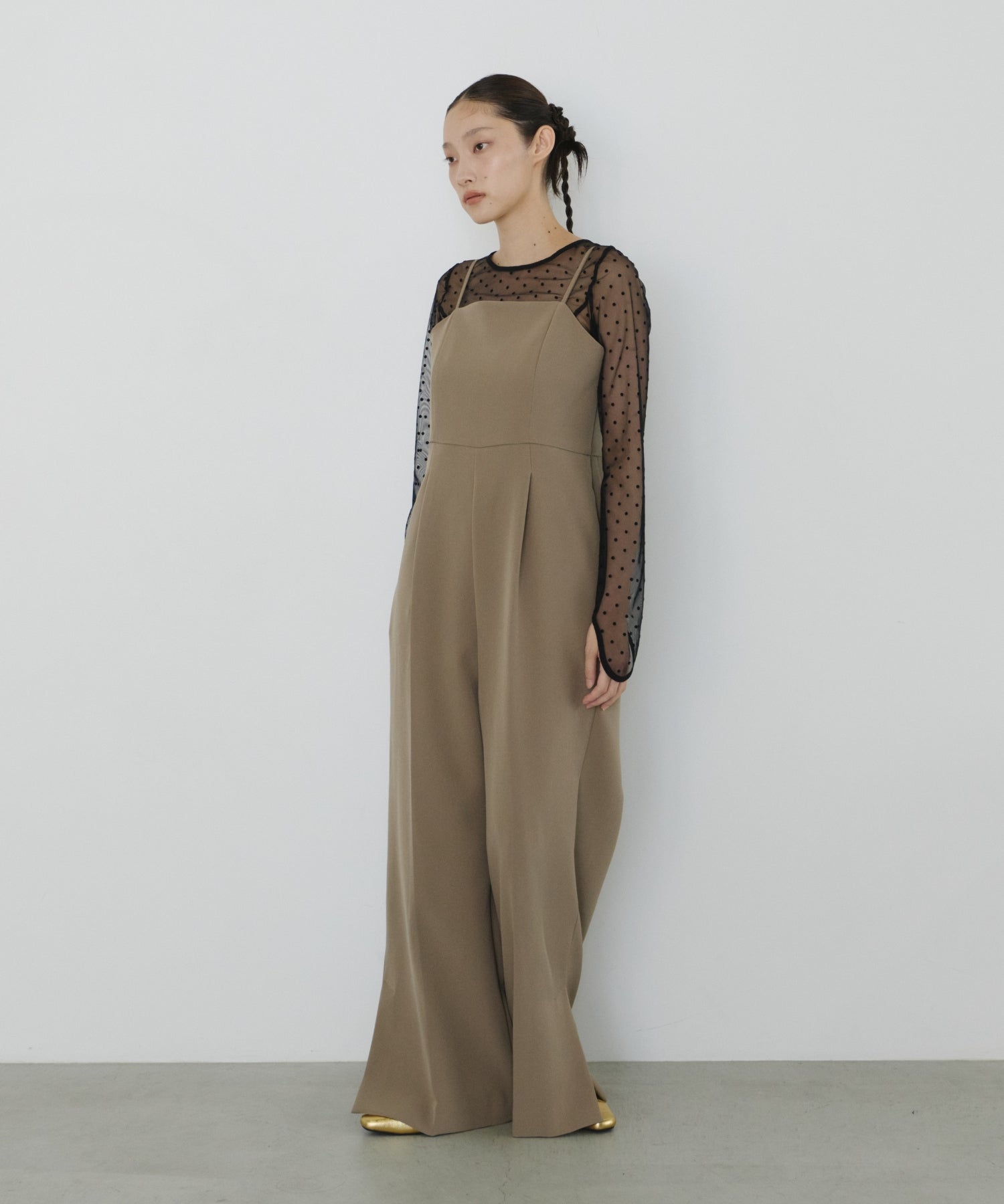 【POPUP】DOT SHEER TOPS