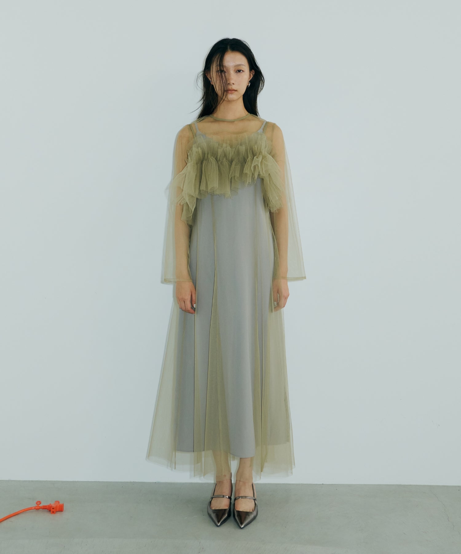 MULTIWAY VOLUME TULLE DRESS