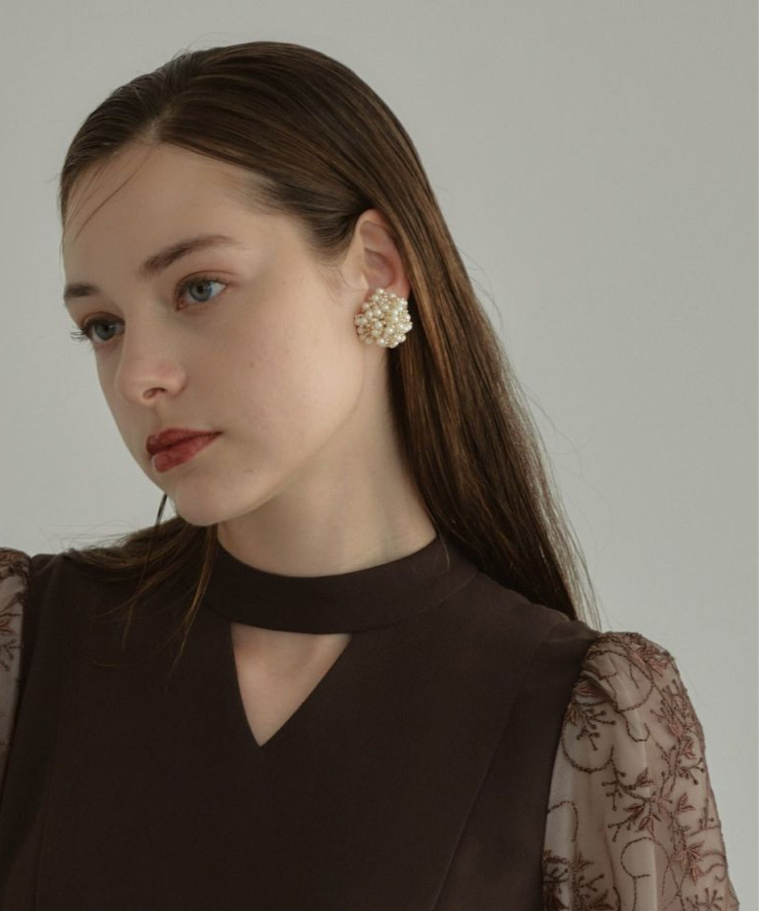 VOLUME PERL PIERCE / EARRING