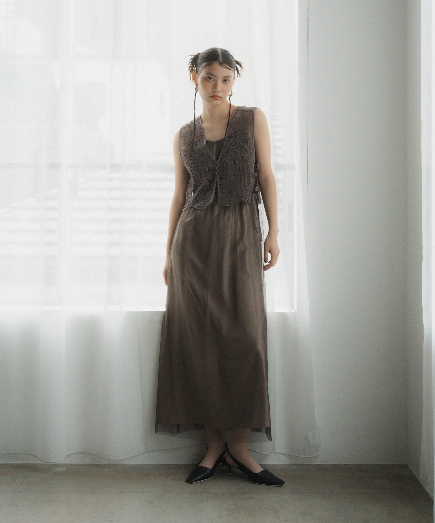 TULLE LAYERED DRESS