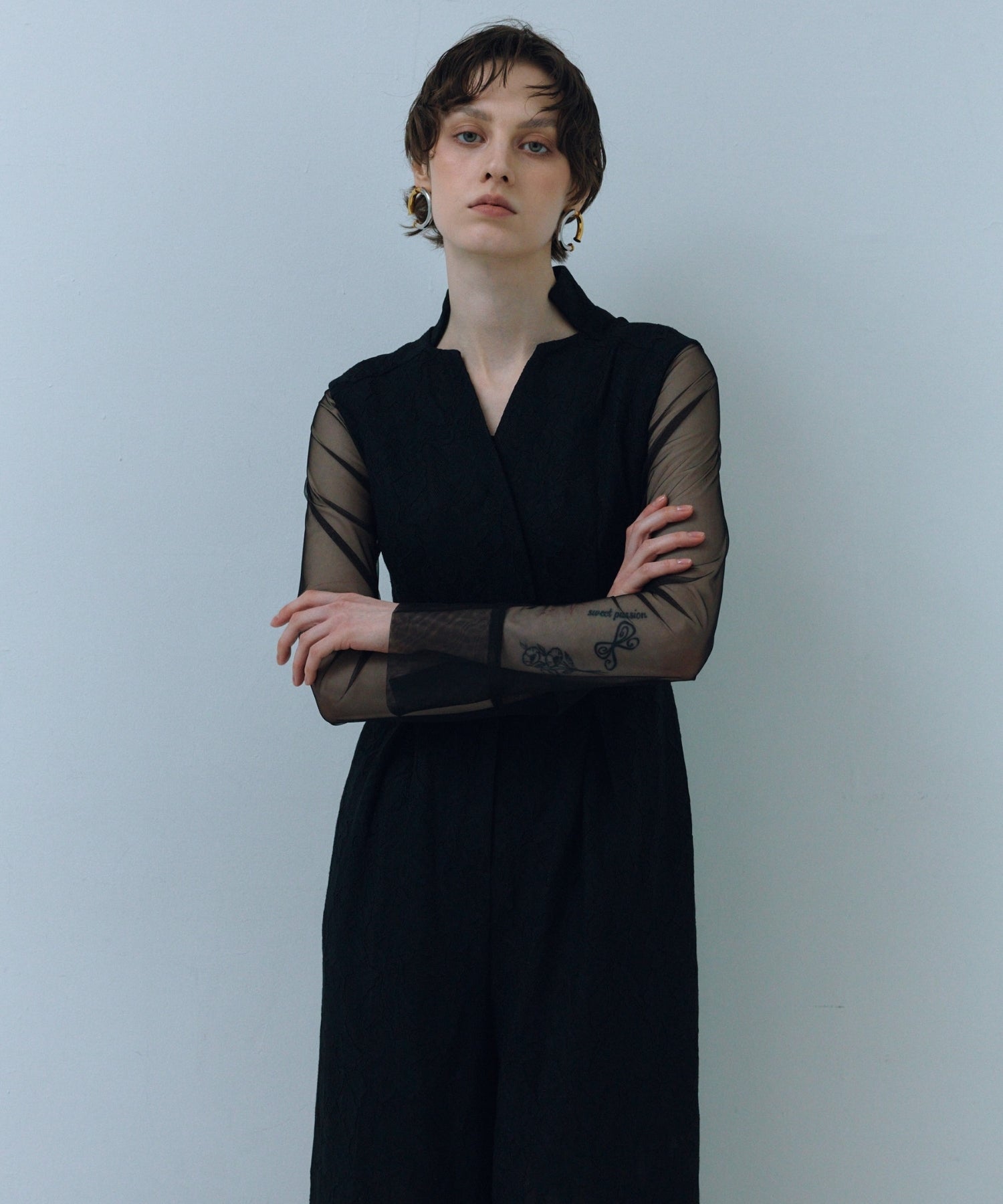 BONDING LACE ALL-IN-ONE DRESS