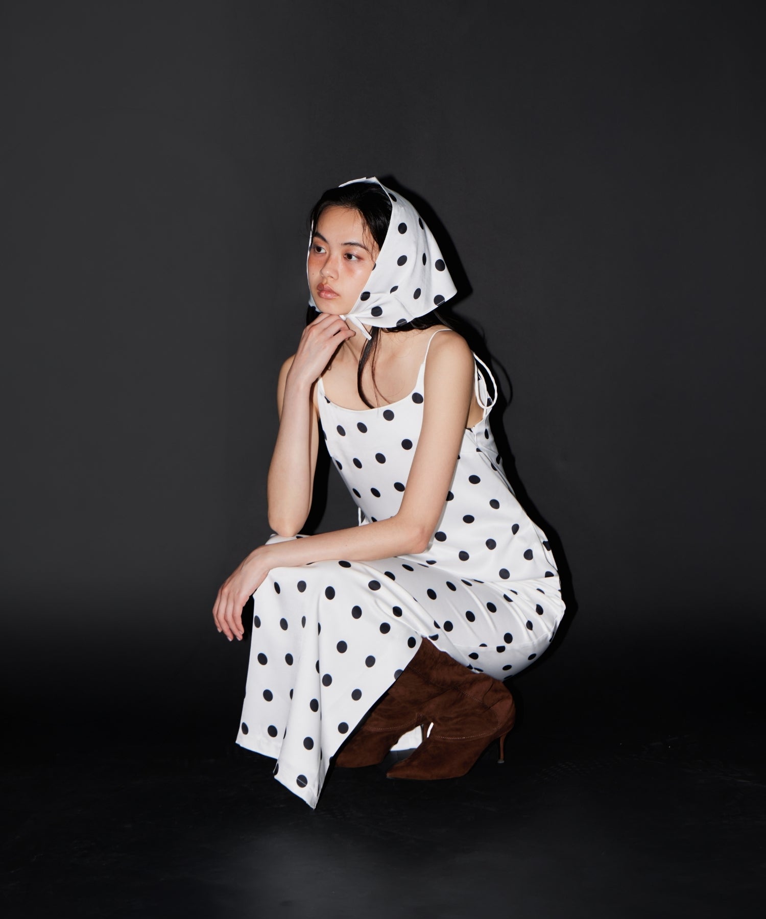 DOT LAYERED DRESS