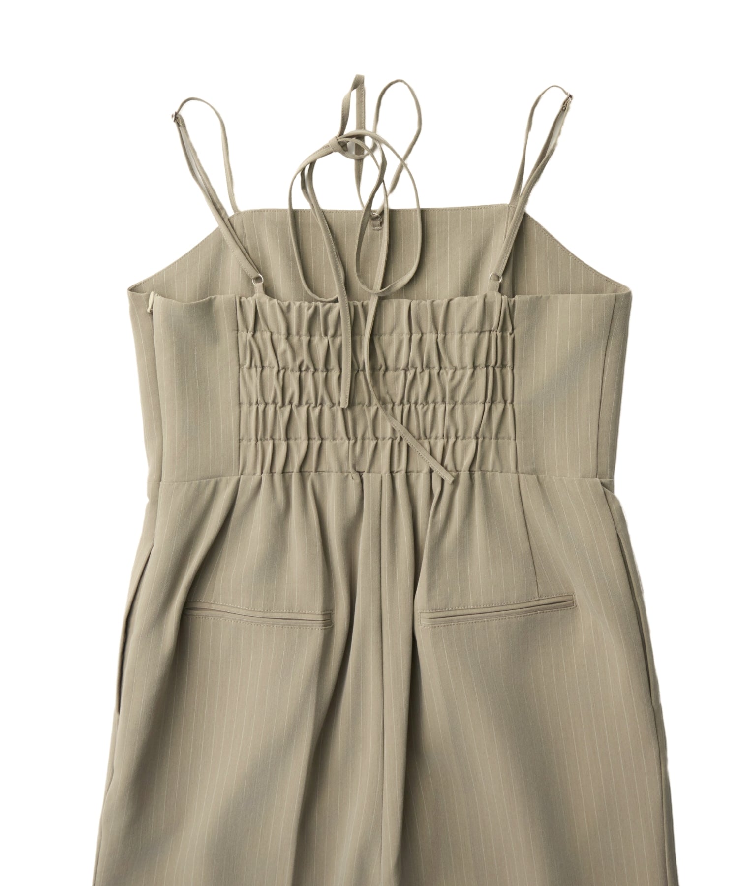 PINSTRIPE ALL IN ONE DRESS