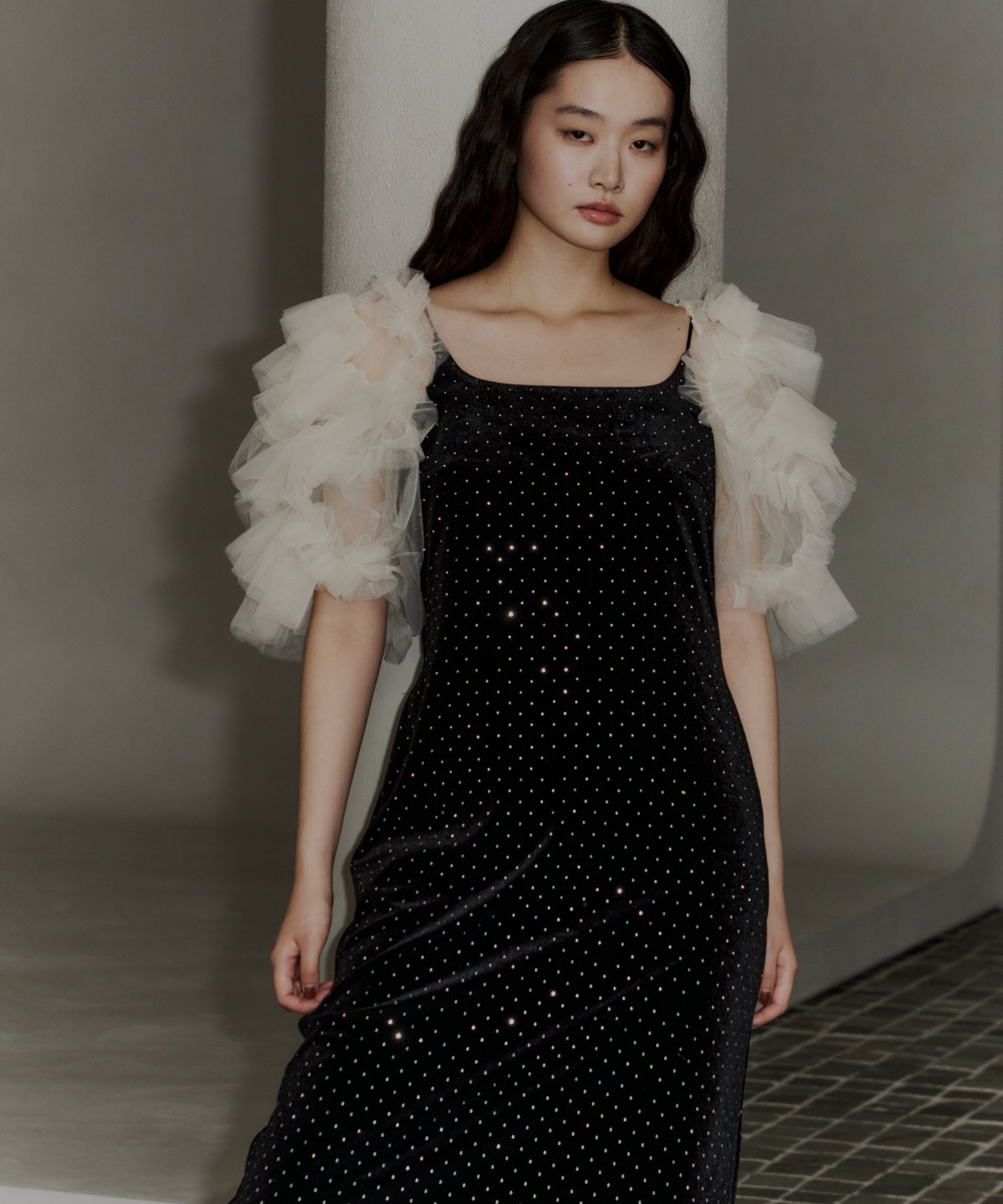 【POPUP】MIXING FRILLS BOLERO