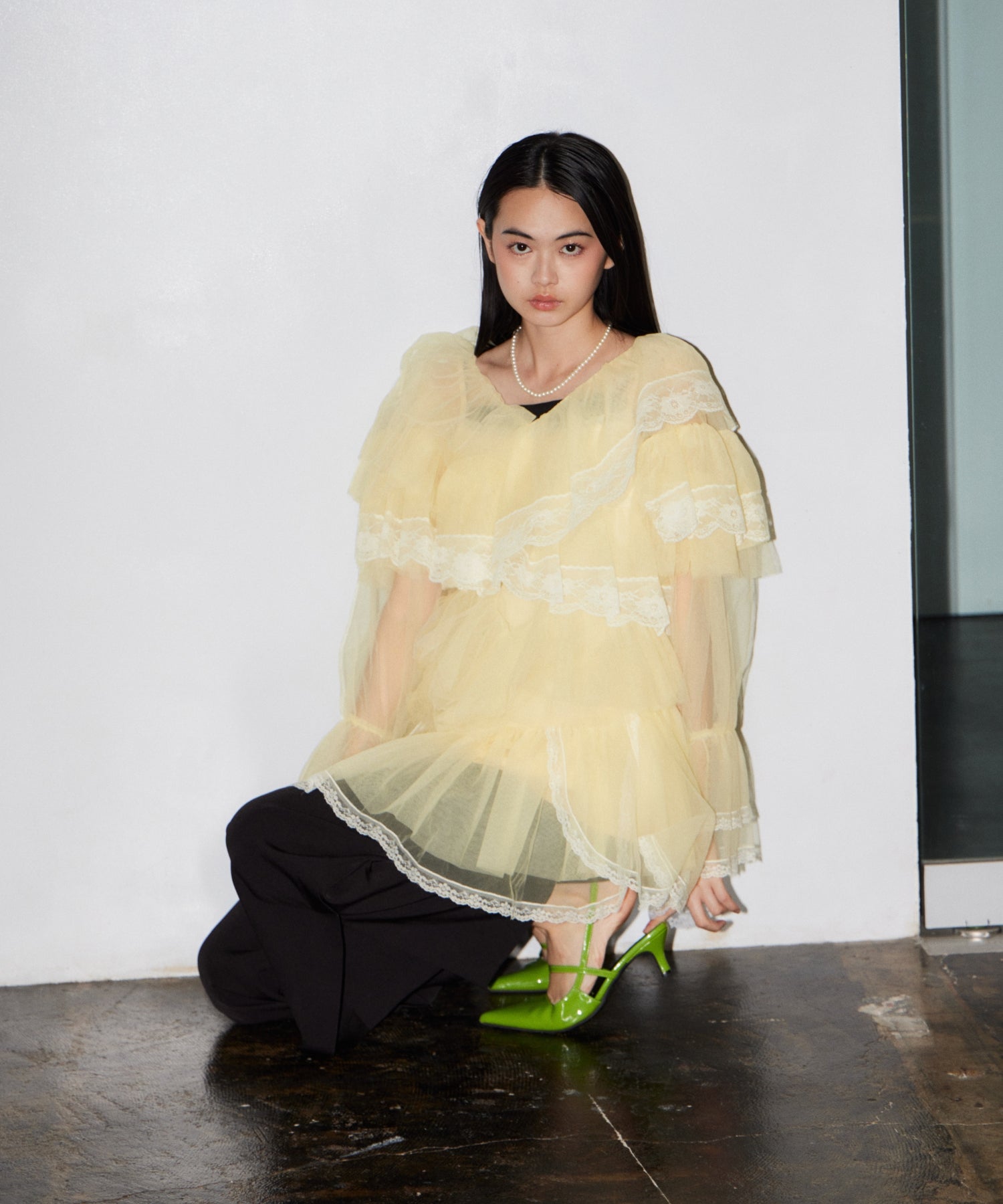 DOT LAYERED DRESS