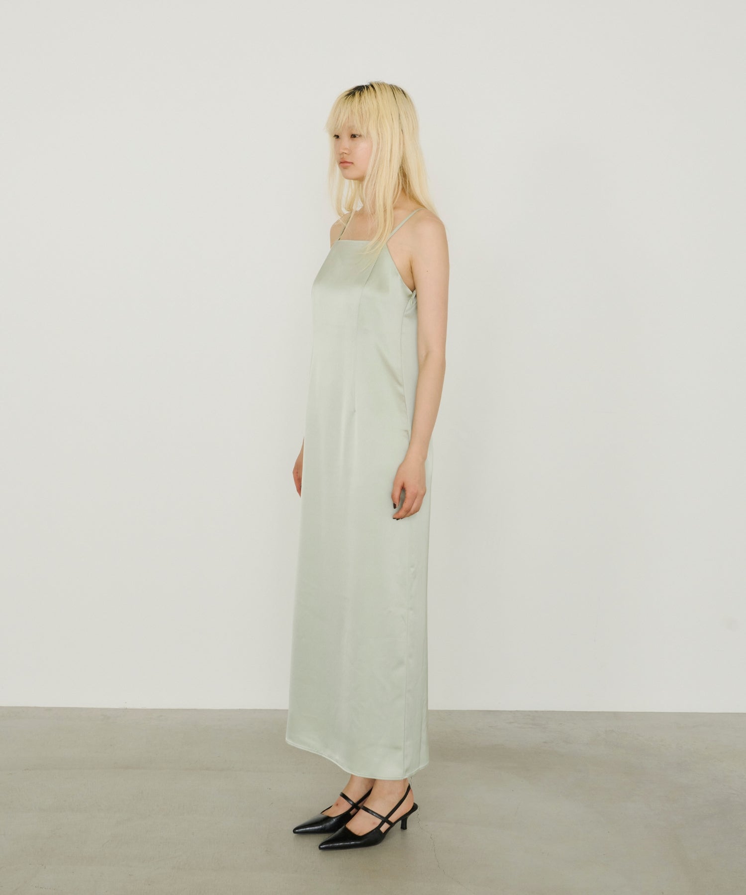 SATIN MINIMAL DRESS