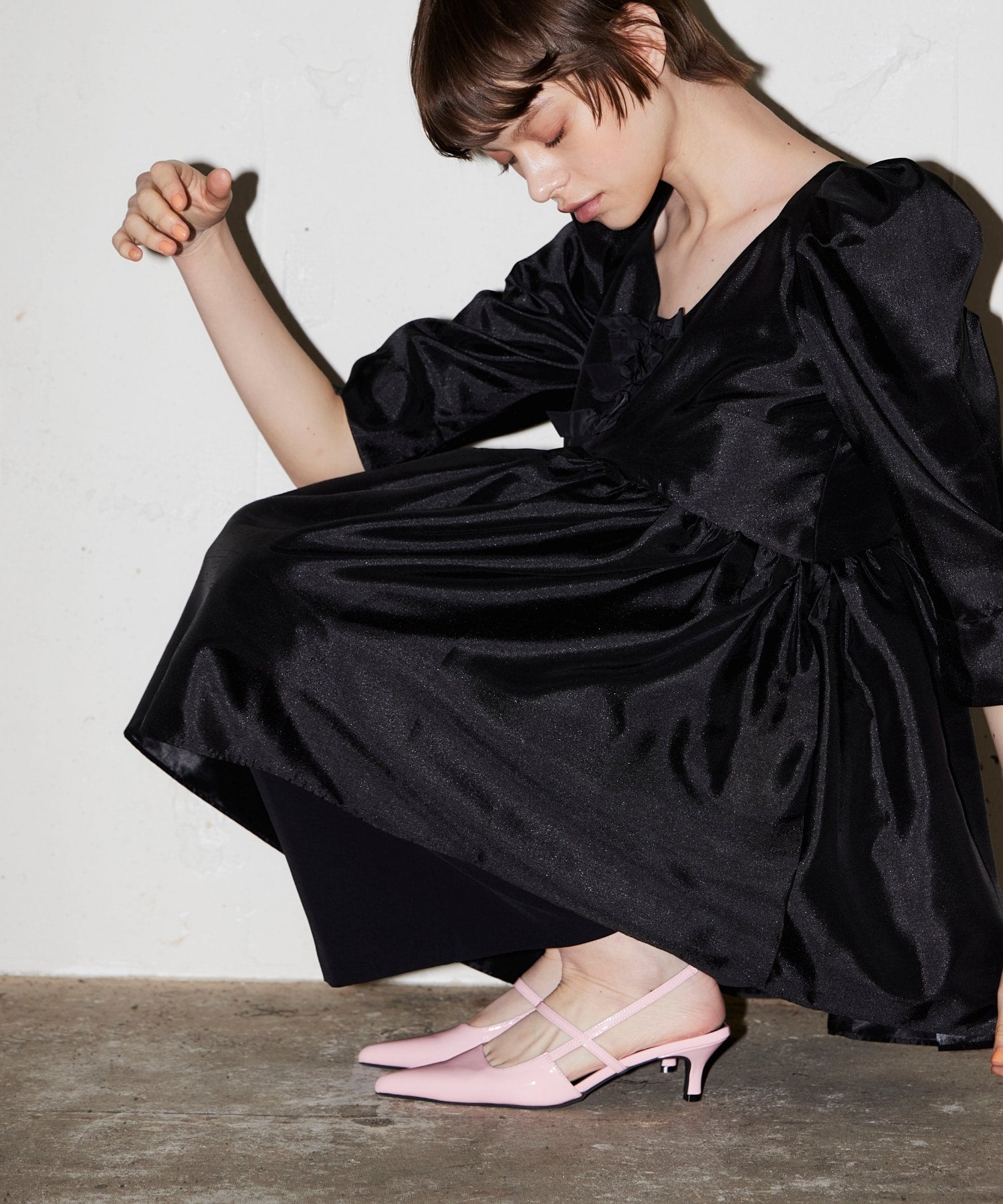 EDGE RIBBON SETUP DRESS