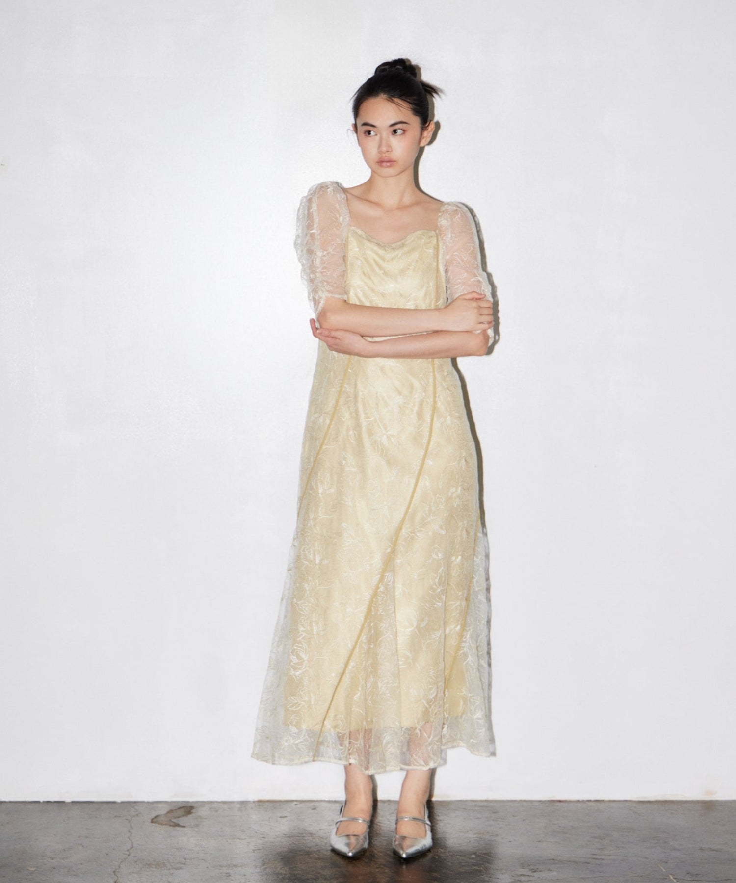 WAVE PIPING FRARE DRESS WAVE PIPING FRARE DRESS
