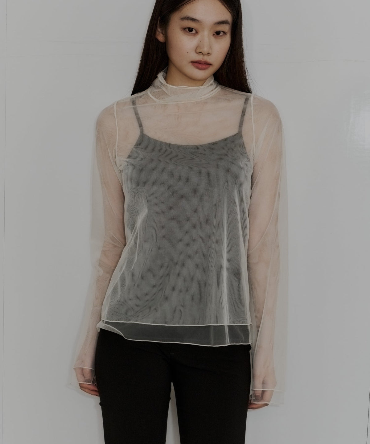 【POPUP】TULLE LAYERED TOPS
