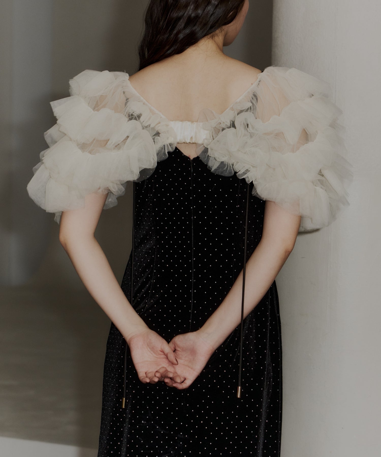 【POPUP】MIXING FRILLS BOLERO