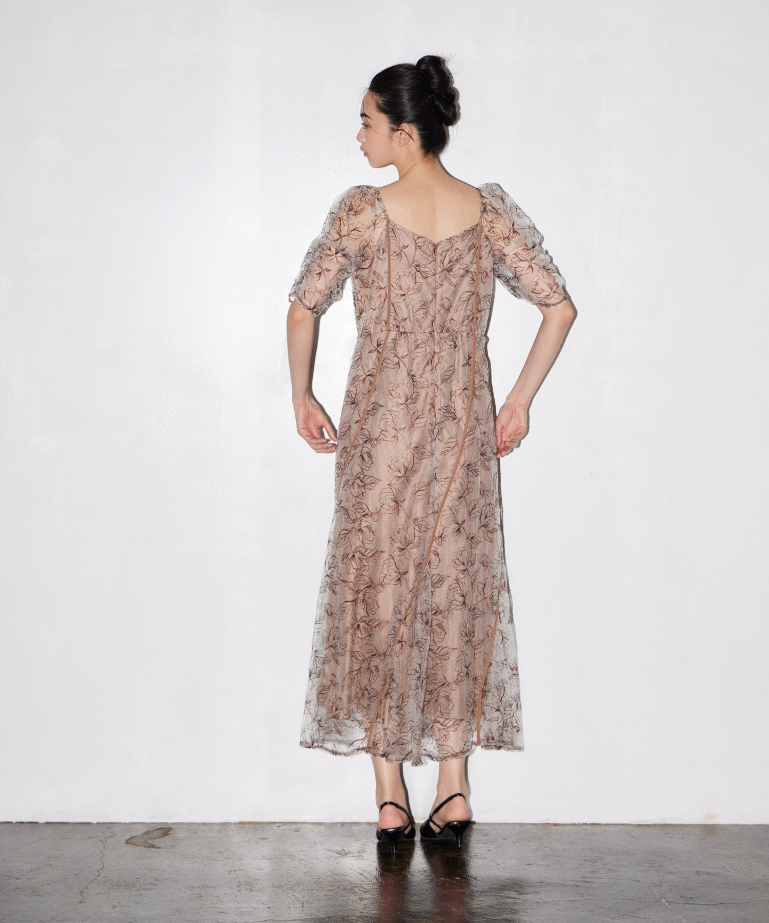 WAVE PIPING FRARE DRESS