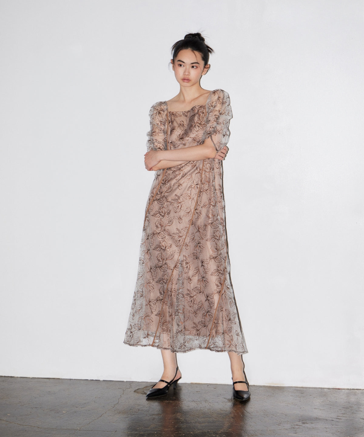 WAVE PIPING FRARE DRESS