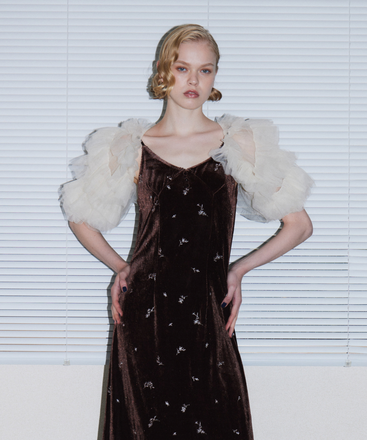 MIXING FRILLS BOLERO