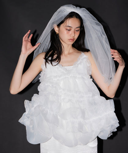 ORGANZA FRILL BALLOON CAMI