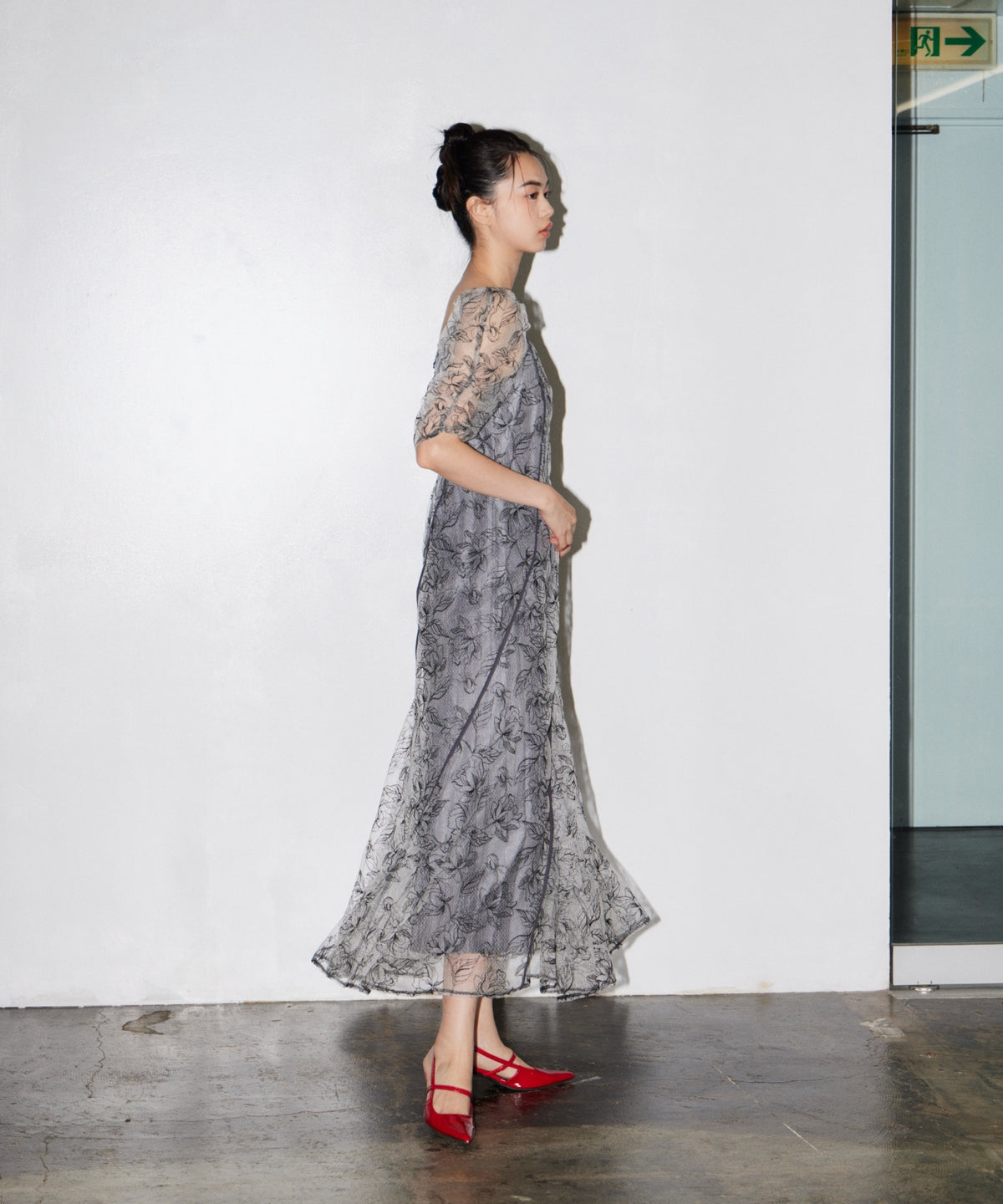 WAVE PIPING FRARE DRESS