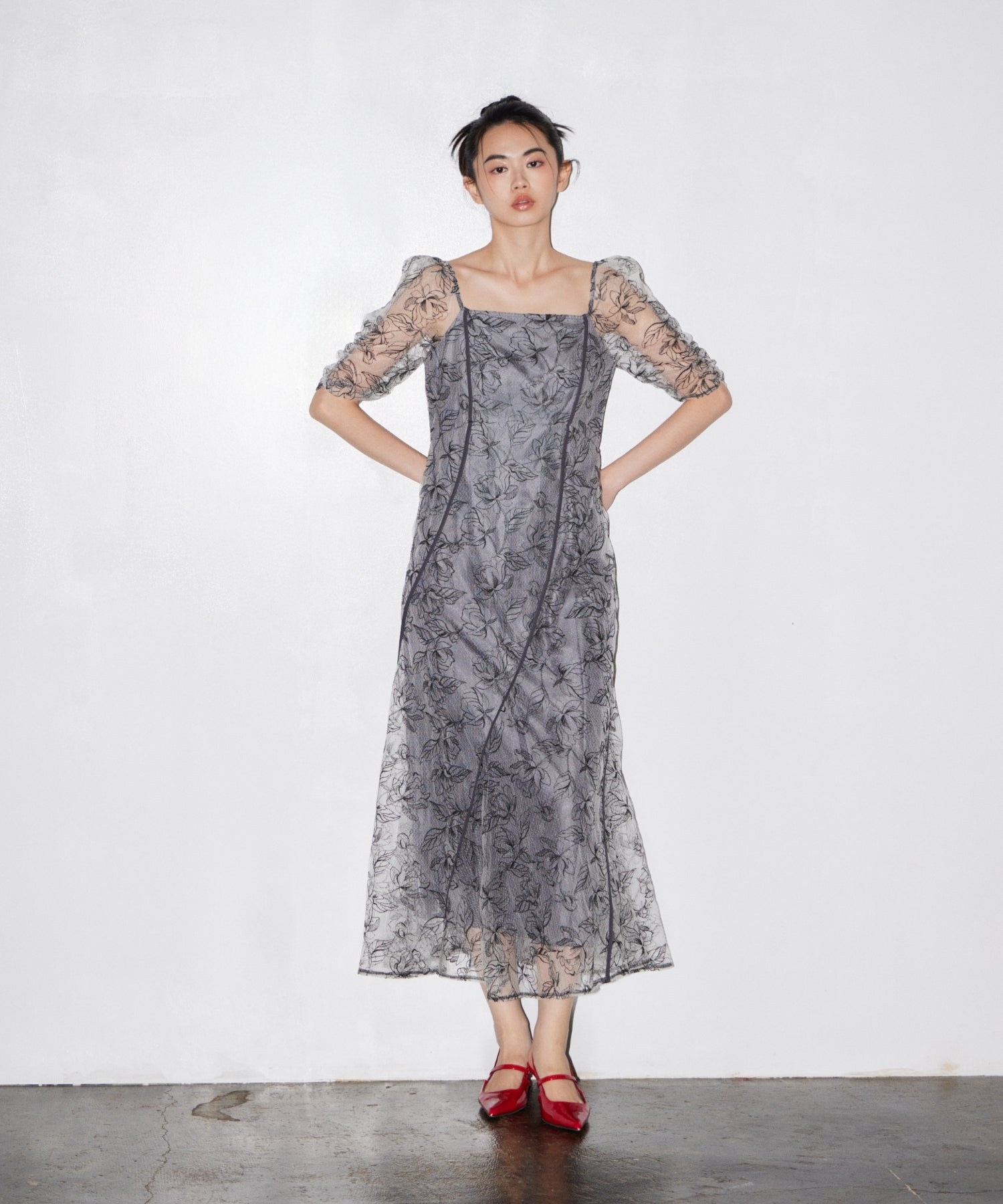 WAVE PIPING FRARE DRESS