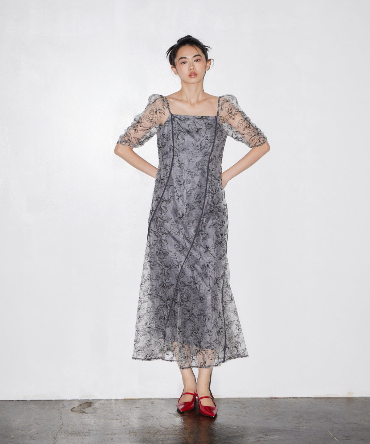 WAVE PIPING FRARE DRESS