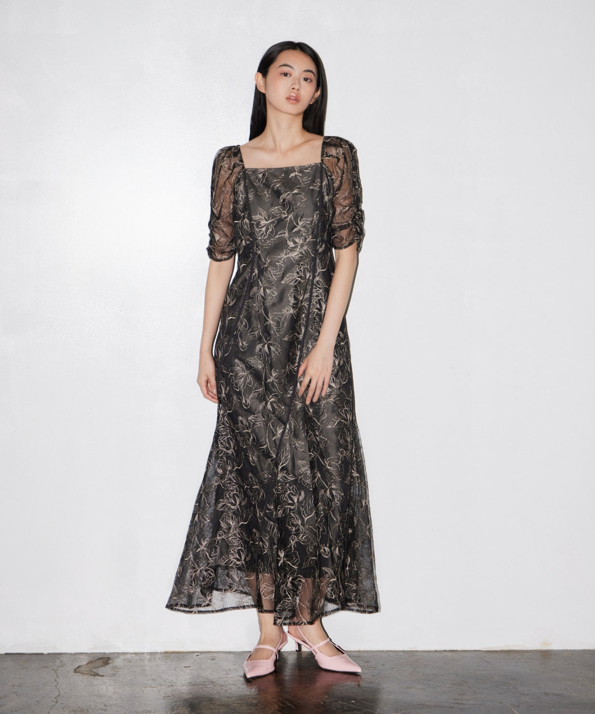 WAVE PIPING FRARE DRESS