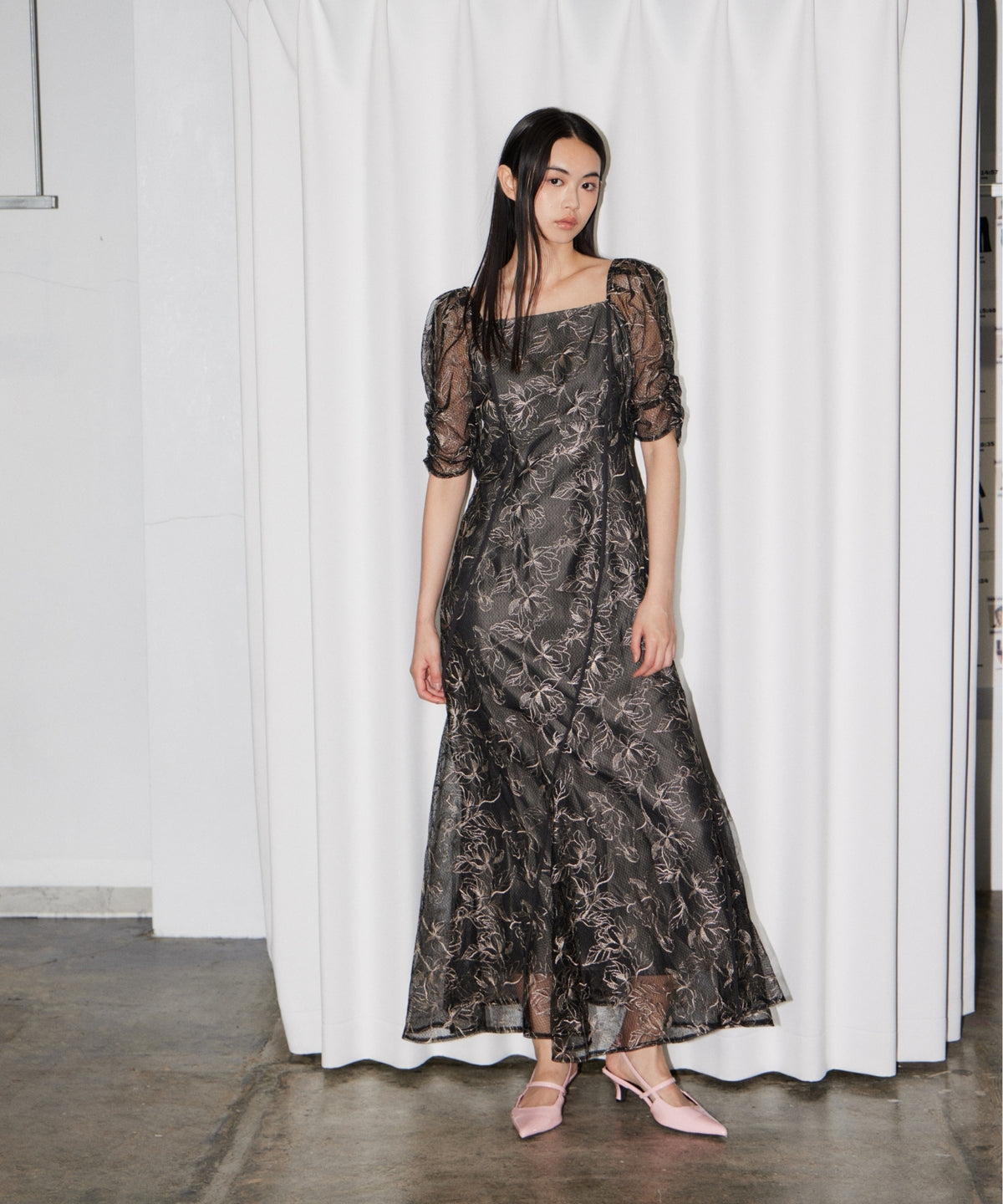 WAVE PIPING FRARE DRESS